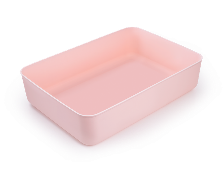 Ящик для хранения MVM FH-12 L LIGHT PINK Светло-розовый - изображение 4