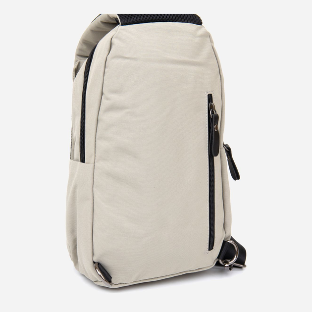 Сумка-слінг через плече чоловіча тканинна Vintage leather