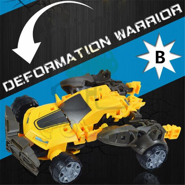 Конструктор робот трансформер "Deformation Warrior: Yellow Leopard" 28 см Желтый - изображение 7