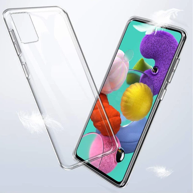 Чехол прозрачный Epik Ultra Slim 1.0mm для Samsung Galaxy A51 Бесцветный (прозрачный) - Фото 4 Чехол прозрачный Epik Ultra Slim 1.0mm для Samsung Galaxy A51 Бесцветный (прозрачный) - изображение 4