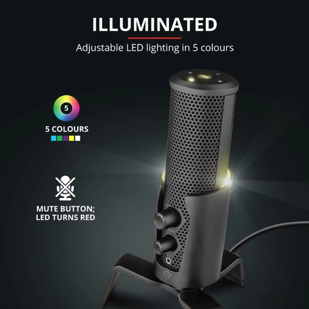 Мікрофон Trust GXT 258 Fyru USB 4-in-1 Streaming Microphone (23465) - зображення 15