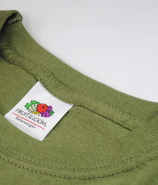 Футболка чоловіча Fruit of the Loom S Оливковий (D061036059S) - зображення 3