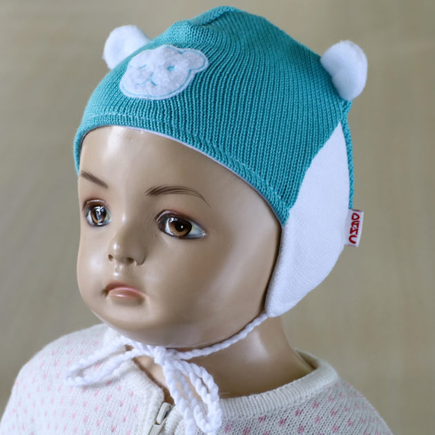 Купить шапочки для новорожденных недорого в Украине