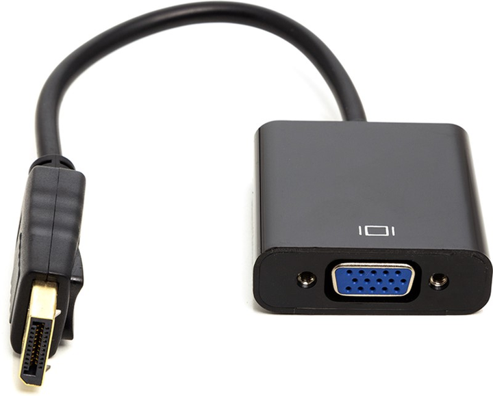 Переходник PowerPlant DisplayPort (M) - VGA (F) 0.15 м Черный (CA911875 ...