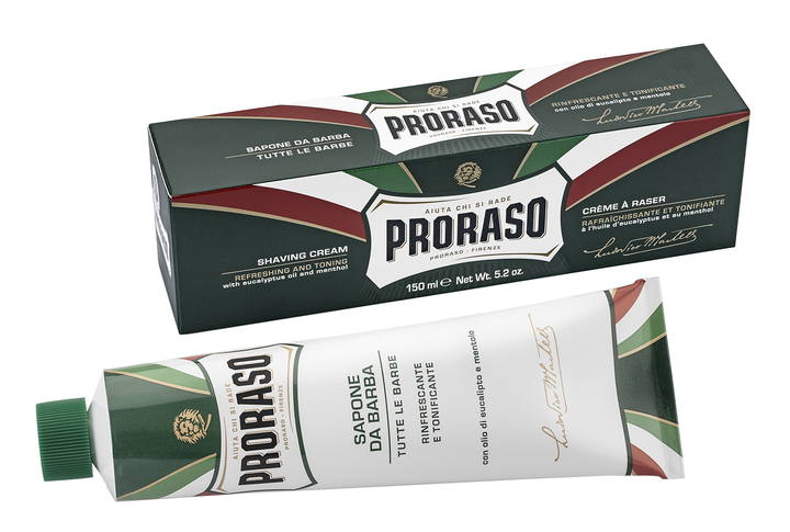 Освежающий и тонизирующий крем для бритья Proraso с экстрактом ...