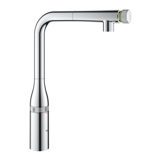 Смеситель-кран кухонный с выдвижным изливом GROHE Essence Smartcontrol 31615000 - изображение 3