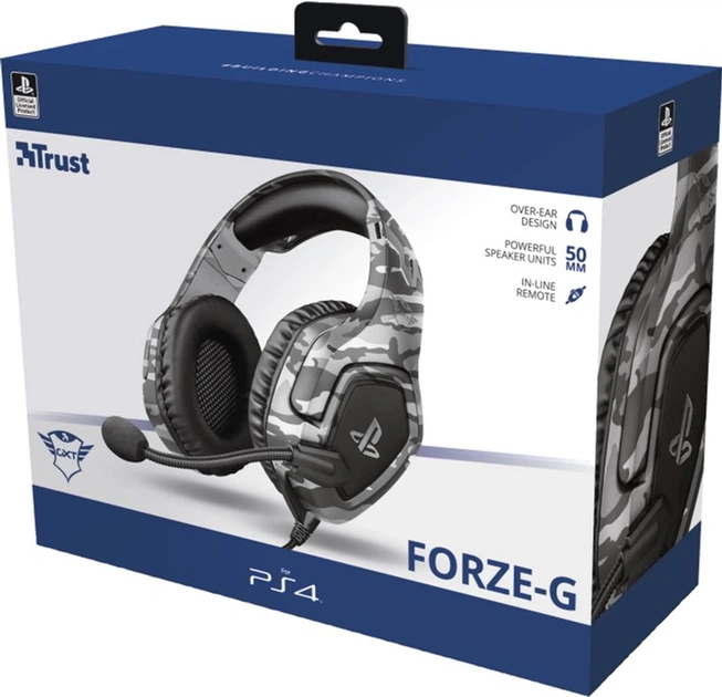 Słuchawki Trust GXT 488 FORZE-G PS4 Szare (23531) - obraz 8
