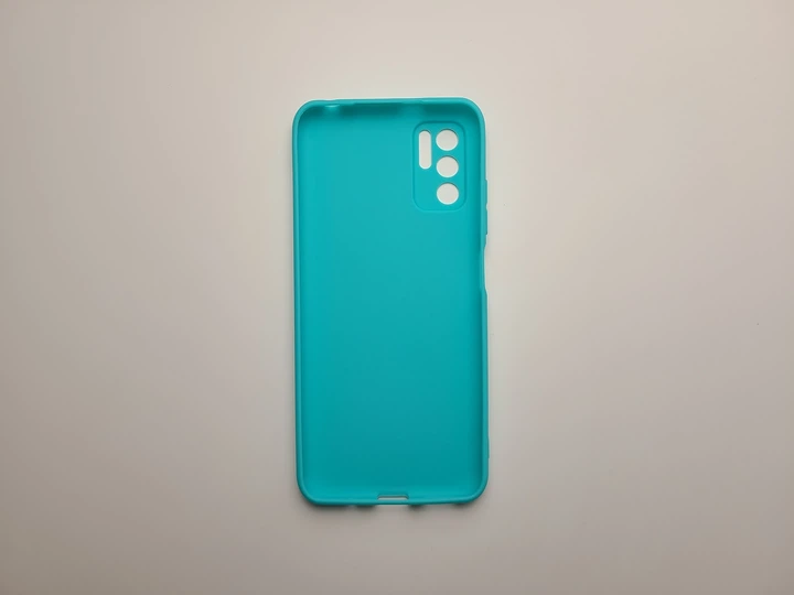 Чохол TPU Matte для Xiaomi Redmi Note 10 5G бампер бірюзовий - зображення 2