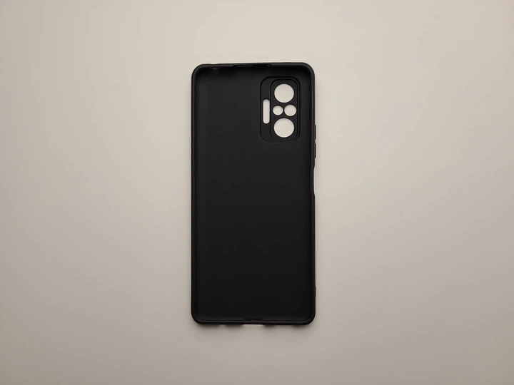 Чехол TPU Matte для Xiaomi Redmi Note 10 Pro бампер черный - Фото 2 Чехол TPU Matte для Xiaomi Redmi Note 10 Pro бампер черный - изображение 2