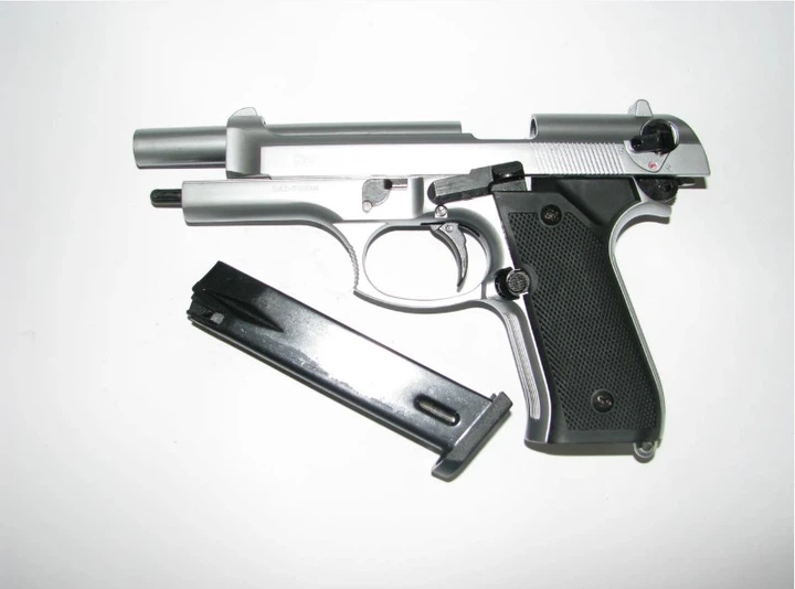 Пистолет стартовый Retay Mod.92 кал. 9 мм. Цвет - satin. 11950323 - изображение 2