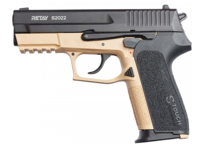 Пистолет стартовый Retay S2022 кал. 9 мм. Цвет - sand. 11950818 - изображение 1