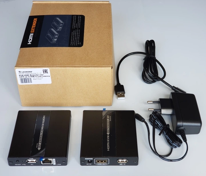 Видео-удлинитель Lenkeng LKV371KVM KVM HDMI по CAT5/5e/6 до 60 м (LKV371KVM) - Фото 5 Видео-удлинитель Lenkeng LKV371KVM KVM HDMI по CAT5/5e/6 до 60 м (LKV371KVM) - изображение 5