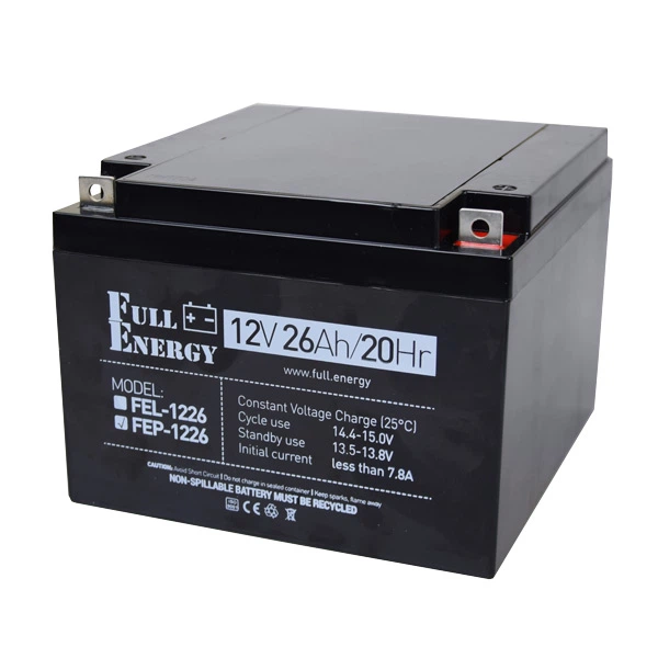 Акумулятор 12В 26 А·год для ДБЖ Full Energy FEP-1226 (103109) - Фото 1 Акумулятор 12В 26 А·год для ДБЖ Full Energy FEP-1226 (103109) - изображение 1