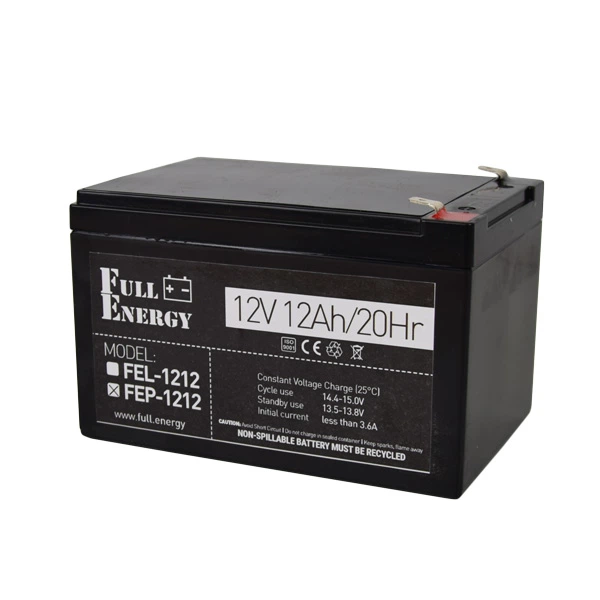 Акумулятор 12В 12 А·год для ДБЖ Full Energy FEP-1212 (103106) - Фото 1 Акумулятор 12В 12 А·год для ДБЖ Full Energy FEP-1212 (103106) - изображение 1