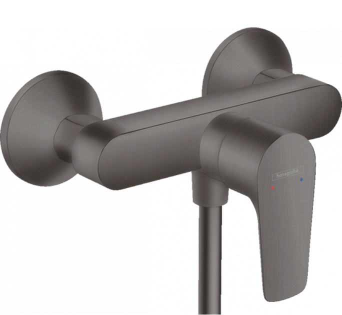 Змішувач Hansgrohe Talis E для душу Brushed Black 71760340 - Фото 1 Змішувач Hansgrohe Talis E для душу Brushed Black 71760340 - зображення 1