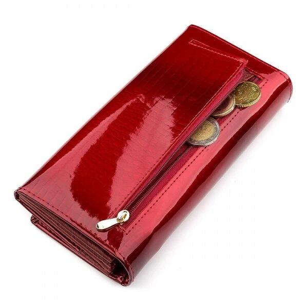 Женский кожаный кошелек ST Leather (S2001A) 98226 Красный - изображение 5