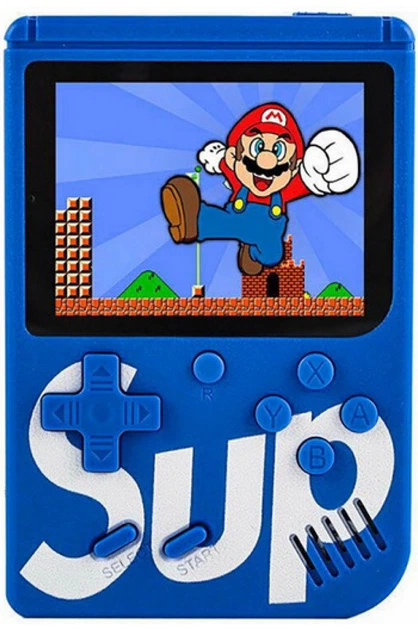Портативная приставка Sup 400 Game Box 8bit Blue - изображение 5