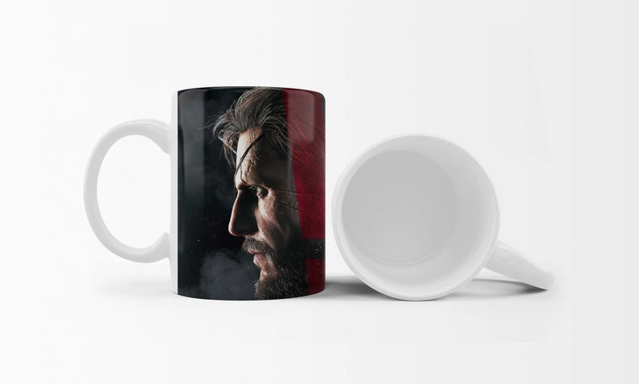 Чашка Керамическая Metal Gear Solid V: The Phantom Pain (Метал Гир Солид 5) 001 Белая - изображение 3