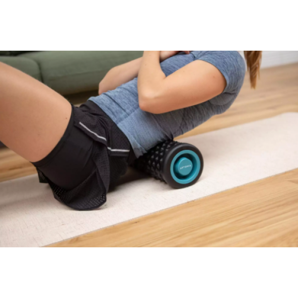 Массажный Набор 3в1 Ролик Мячик Палка APTONIA Foam Roller для Самомассажа Черный - изображение 4