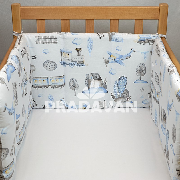 Купить бортики для новорожденных в круглую детскую кроватку - Maranis