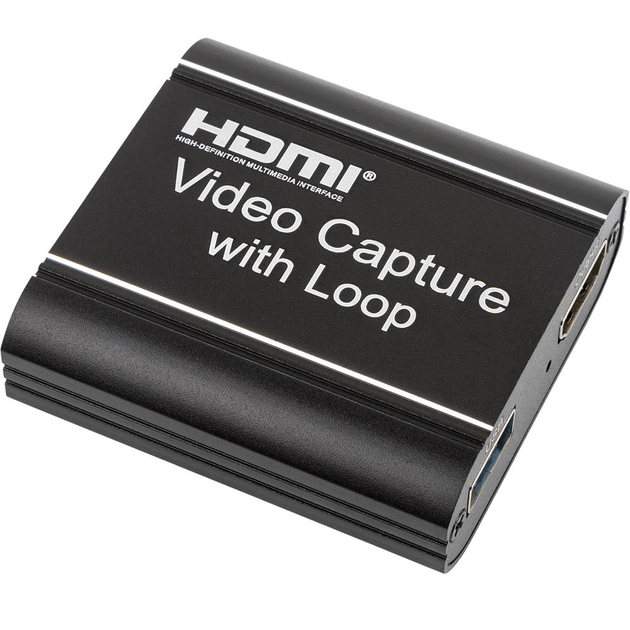 Внешняя карта видеозахвата Kotion Each Capture Loop HDVC3 Black (HDVC3-B) - изображение 1