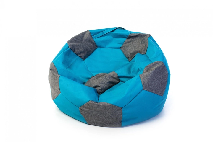 Кресло мяч 60x60 см Reswing Бирюза-серый - изображение 1