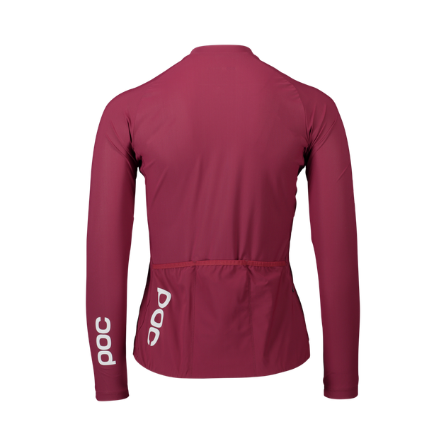 Велоджерси женское POC Essential Road LS Jersey S Бордовий - изображение 4