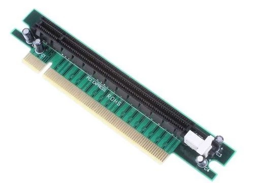 Райзер угловой 90 градусов PCI-E REV 1.0 16x 704947436 Зеленый - Фото 3 Райзер угловой 90 градусов PCI-E REV 1.0 16x 704947436 Зеленый - изображение 3