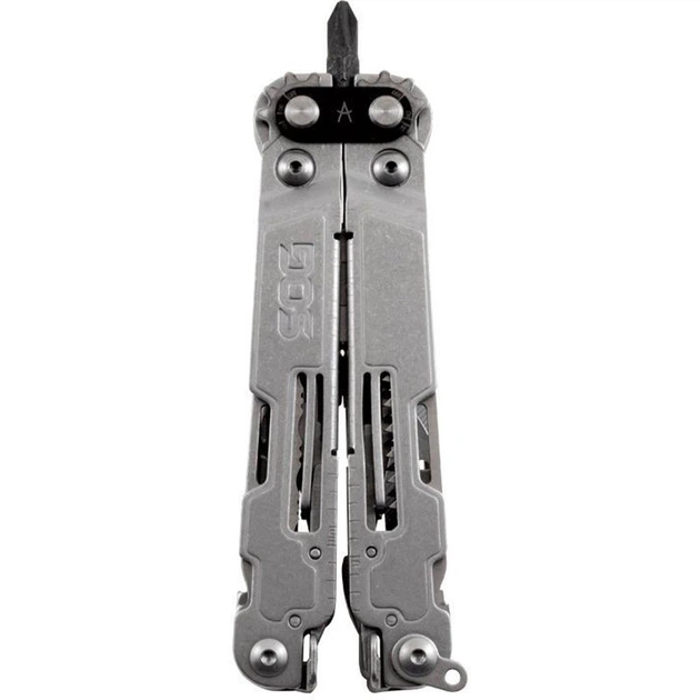 Мультитул SOG PowerAccess Deluxe + Hex Bit Kit Сірий - изображение 5