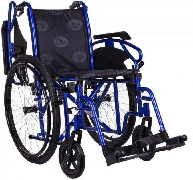 Інвалідна коляска OSD Millenium IV OSD-STB4-40 Синій/чорний - зображення 1