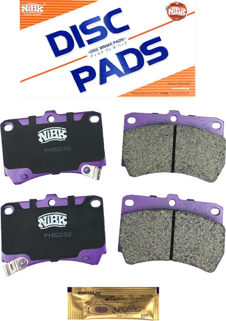 Колодки тормозные дисковые NiBK PN5232 - (V9118X002, 1U0C3328Z 