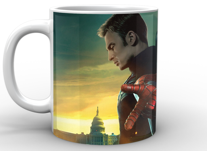 Чашка с принтом Человек-Паук Spider-Man Человек-паук арт SM.02.019.278 Кружка керамическая 0,33 - изображение 3