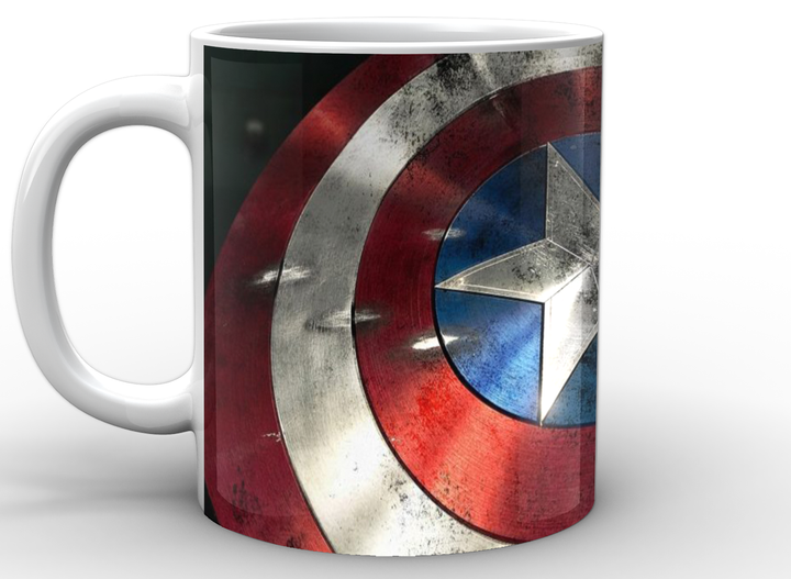 Кружка GeekLand Капитан Америка Captain America щит CA.02.005 - Фото 3 Кружка GeekLand Капитан Америка Captain America щит CA.02.005 - изображение 3