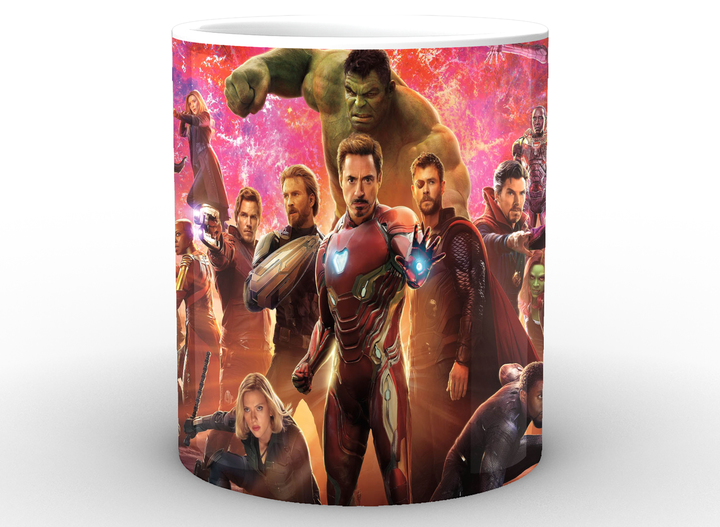 Кружка GeekLand белая Avengers Мстители все персонажи AG.02.018 - изображение 2