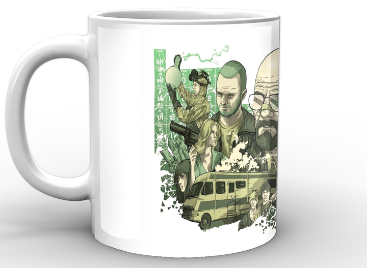 Кружка Geek Land белая Breaking Bad Во все тяжкие фан арт BB.02.009 - Фото 3 Кружка Geek Land белая Breaking Bad Во все тяжкие фан арт BB.02.009 - изображение 3