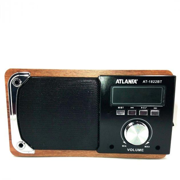 Портативная аккумуляторная Bluetooth FM радио колонка Atlanfa AT-1822BT - изображение 1
