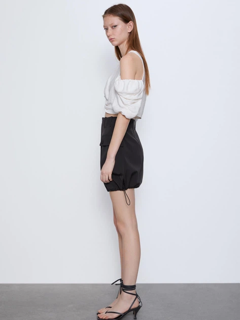 Топ женский Zara 2225/205/712 M Молочный (02225205712031) - изображение 4
