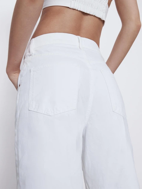 Джинсы Zara 6045/022/250 36 Белый джинс (06045022250365