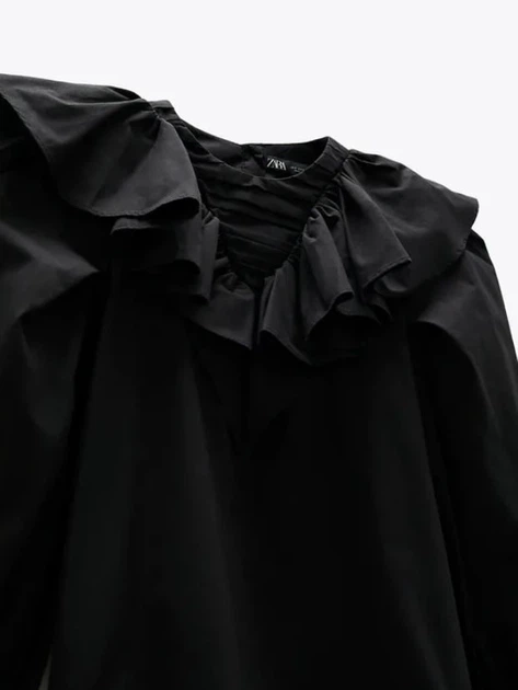 Блузка женская Zara 6929/003/800 M Черная (06929003800032