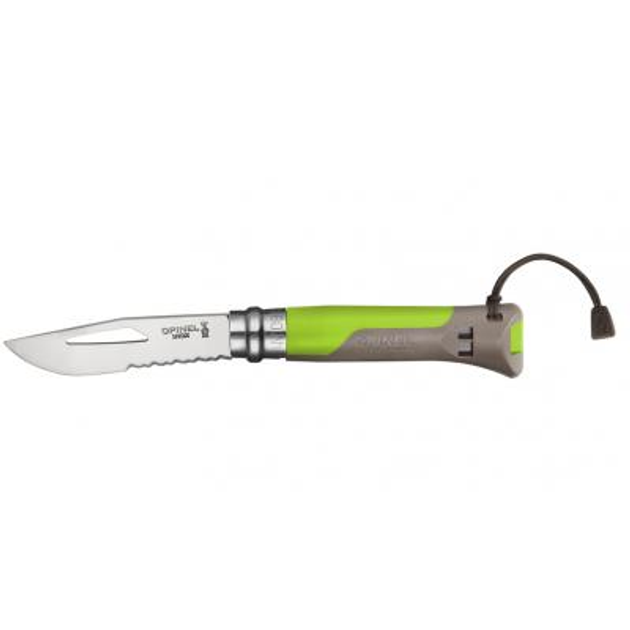 Нож Opinel №8 Outdoor зеленый (001715) - изображение 1