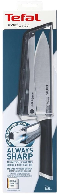  Комплект Tefal Eversharp Нож с чехлом-точилкой 16.5 см (K2569004) 