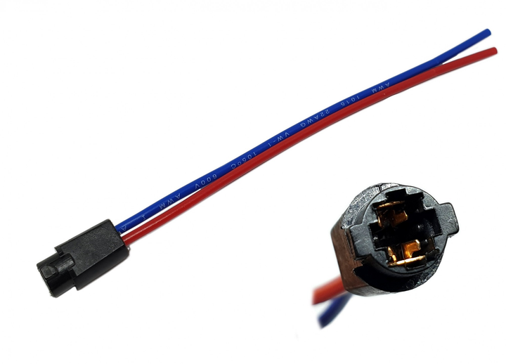 Пластиковый патрон для лампы T5 W1.2W с проводом Avtoexpect (60128 ...