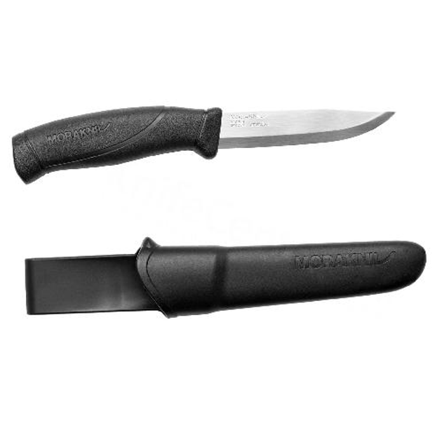 Ніж Morakniv Companion Black нержавіюча сталь колір чорний - изображение 1