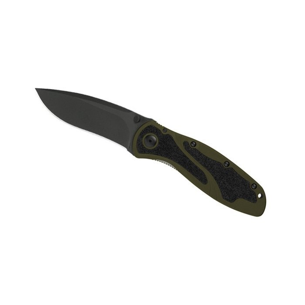 Нож Kershaw Blur Black Blade, ц:olive - изображение 2