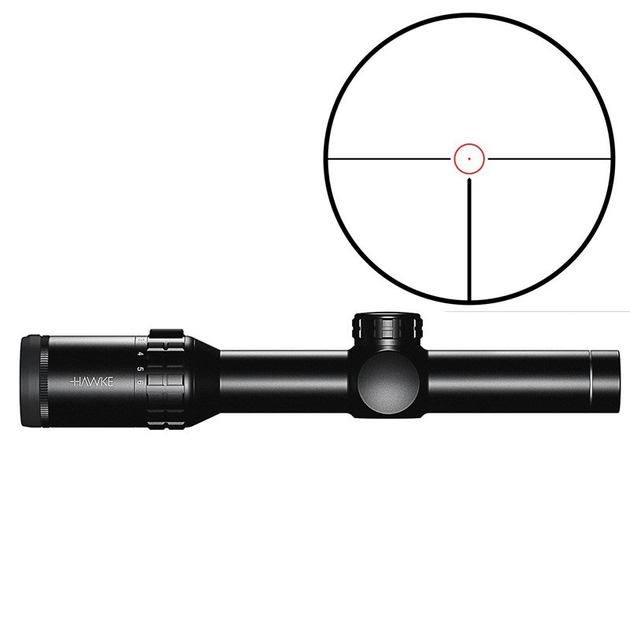 Прицел Hawke Frontier 1-6x24 корпус 30 мм, сетка Circle Dot с подсветкой - зображення 1