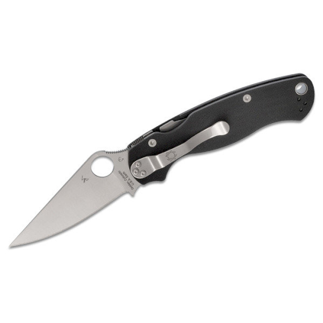 Ніж складний Spyderco Para Military 2 Left Hand G-10 Black (C81GPLE2) - зображення 1