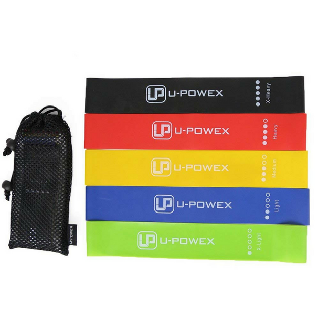 Гумки для фітнесу U-Powex Набір з 5 штук UP01 - зображення 2