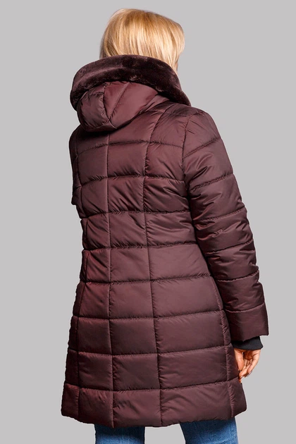 Зимняя куртка Miorichi Ирена 50 Бордовый (04005-bordo-red150) - изображение 2
