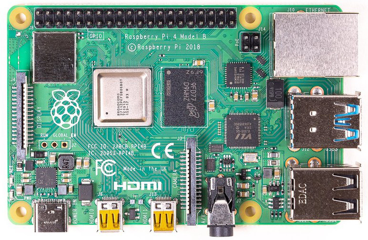 Мінікомп'ютер Raspberry PI 4 Model B 2 GB (RPI4-MODBP-2GB) – фото ...