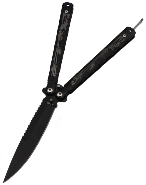 нож складной Gradient черный бамбук E28 (t5395) - изображение 1